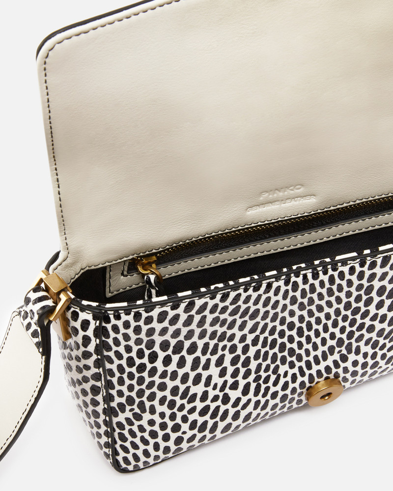 SOFT MINI LOVE BAG REPTILE POLKA DOTS BAG WITH SHOULDER STRAP 4