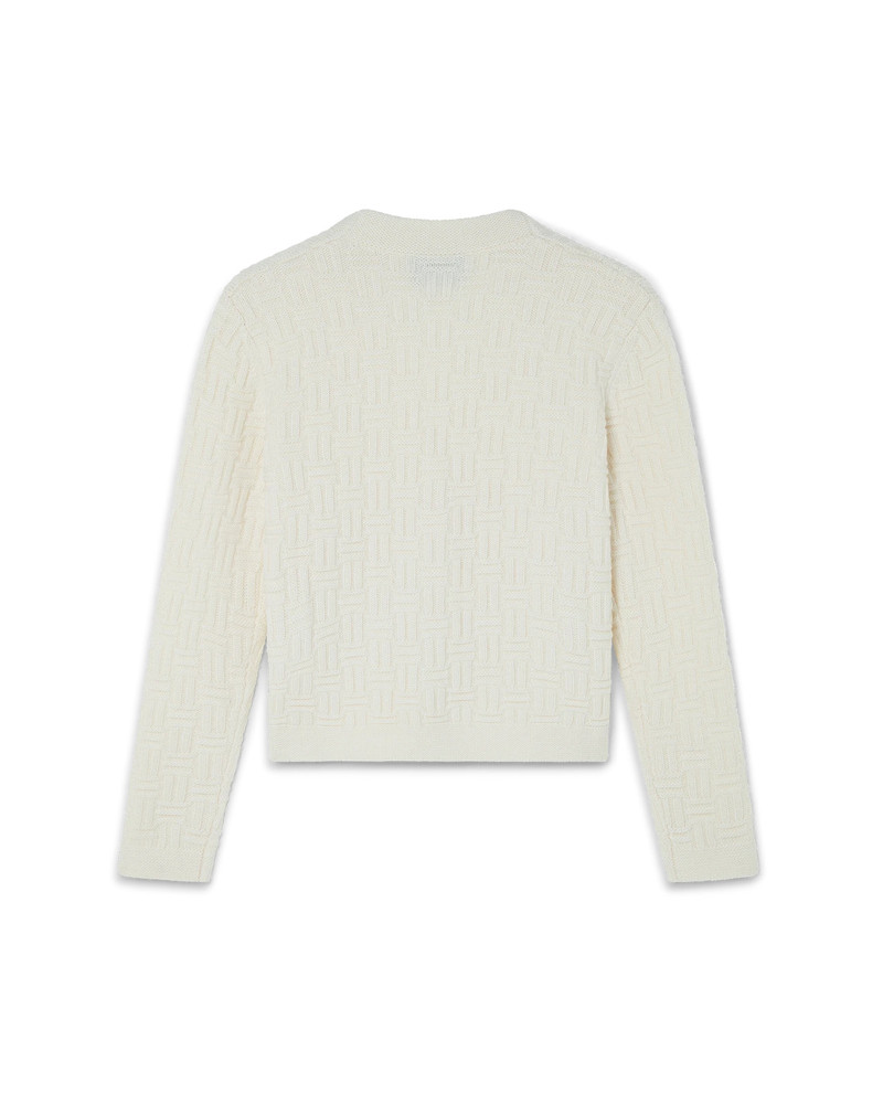 CASABLANCA Column Knit Cardigan outlook