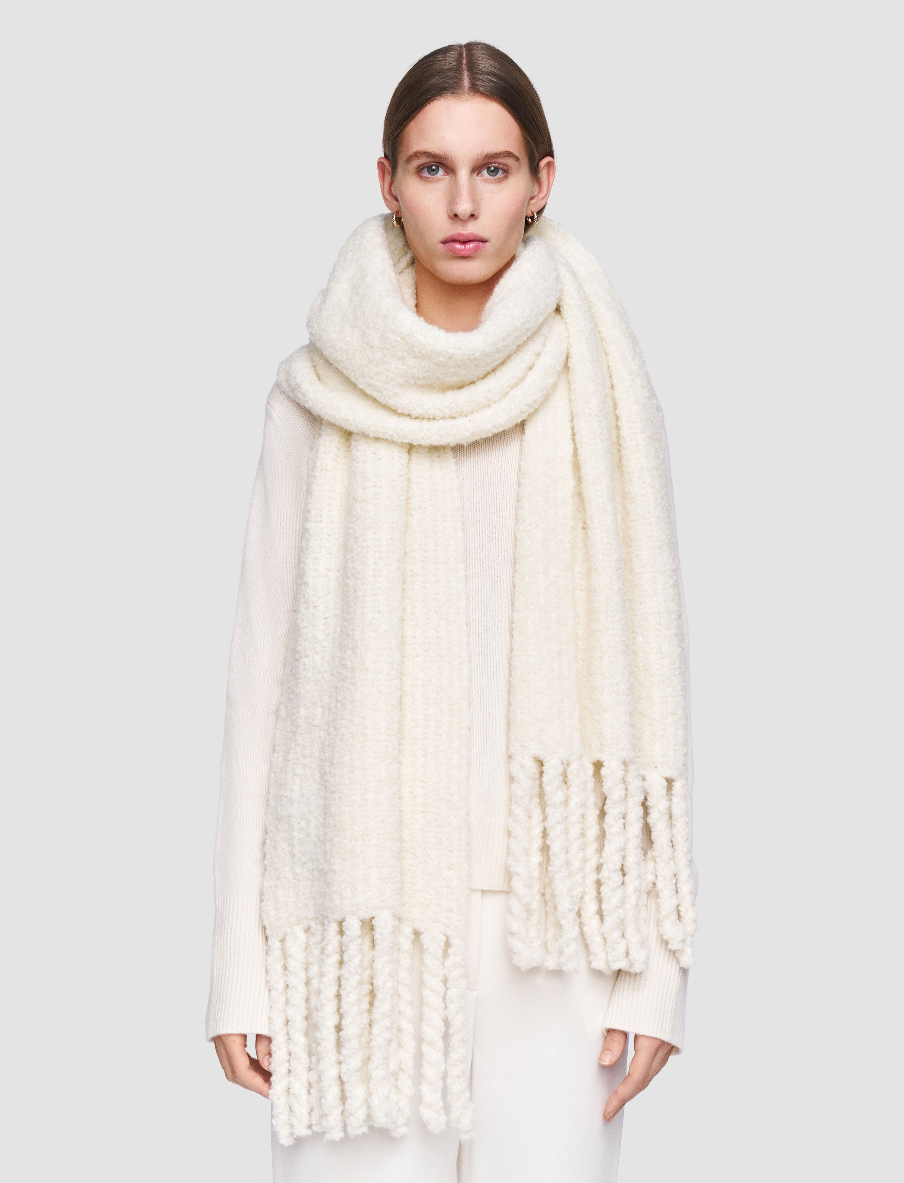 Bouclé Knit Scarf - 2