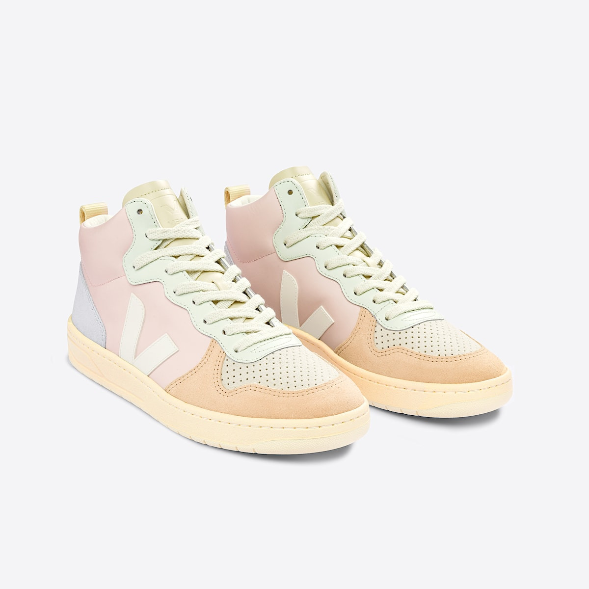 V-15 LEATHER PETALE WHITE MULTICO - 2