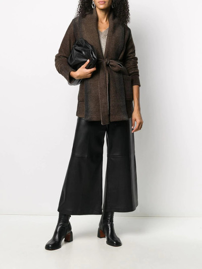 Avant Toi herringbone tie waist jacket outlook