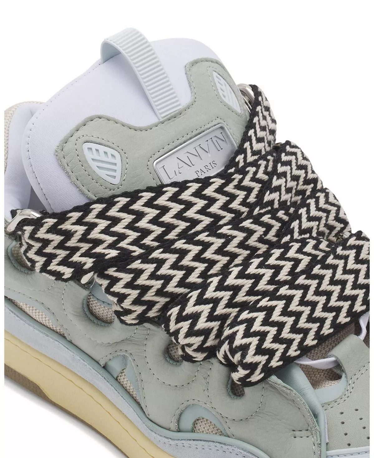 Unisex Leather Curb Sneakers - 6