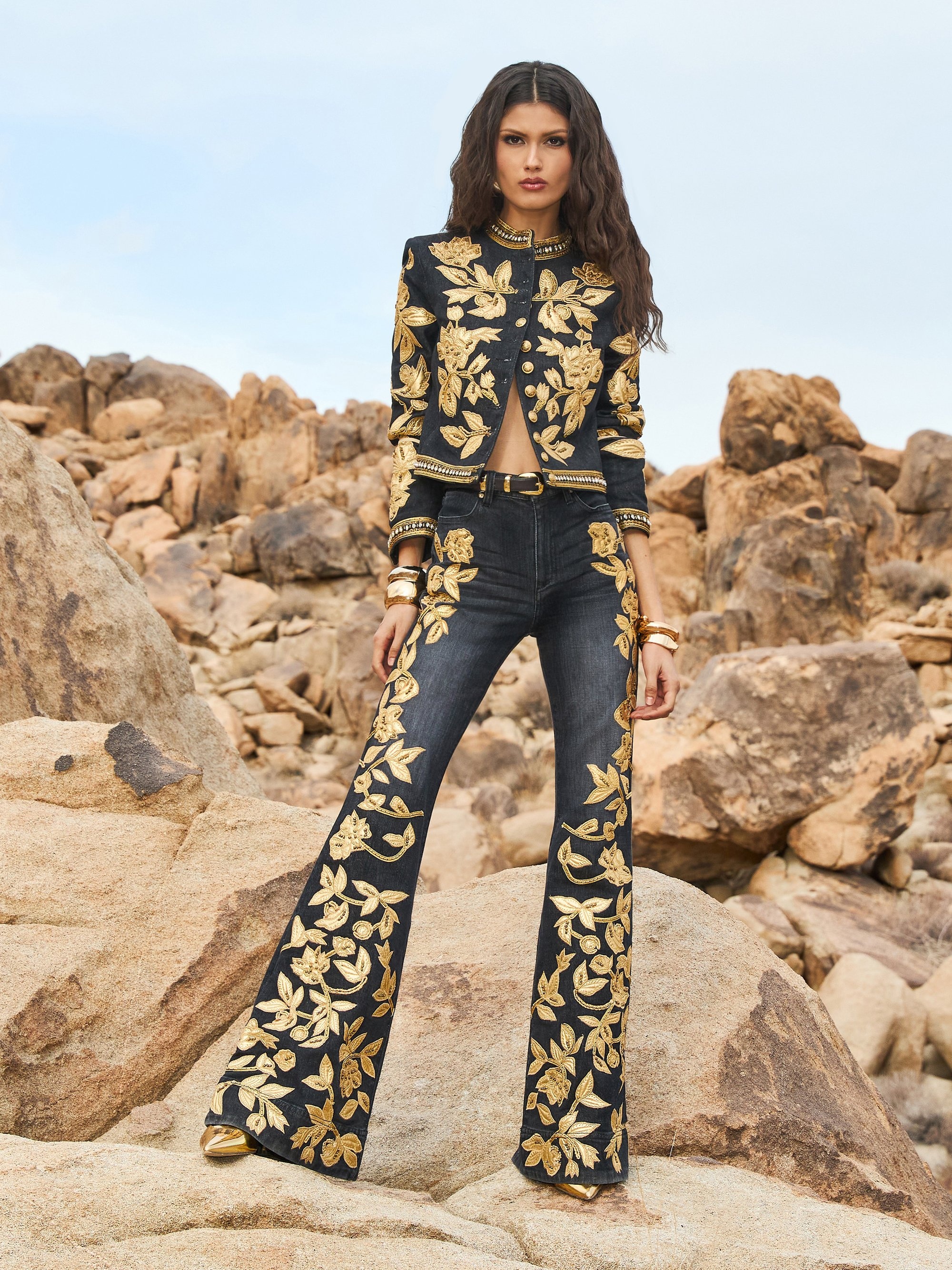 SB EMBELLISHED BELL JEAN - 7
