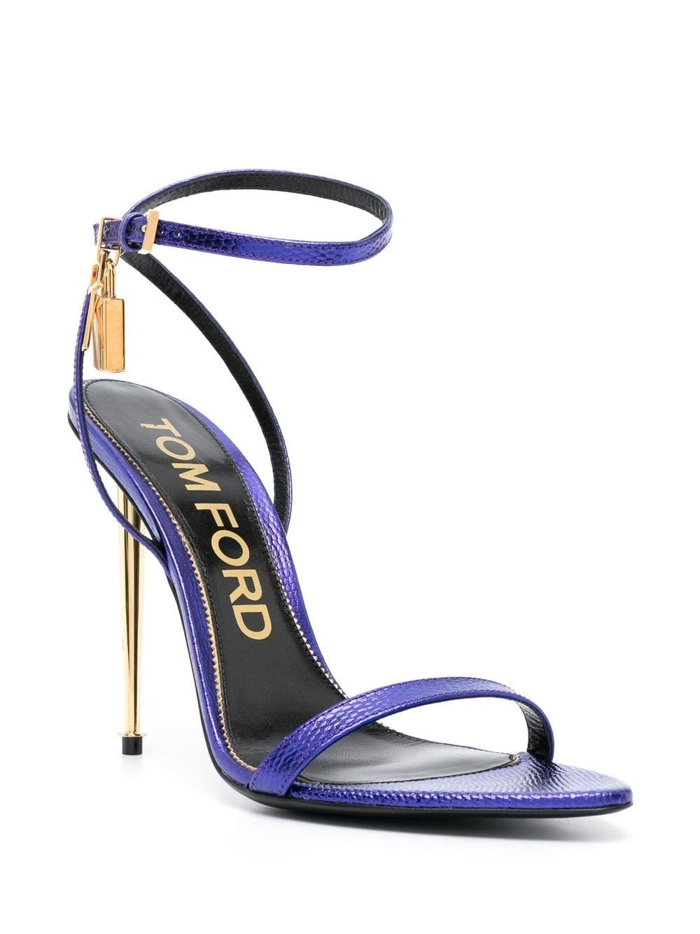 120mm padlock ankle-strap sandals - 2