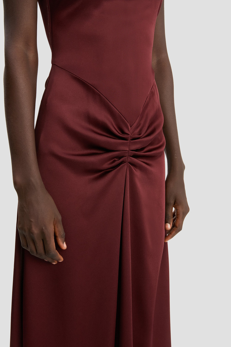 Blaire Midi Dress In Cinnabar Red 4