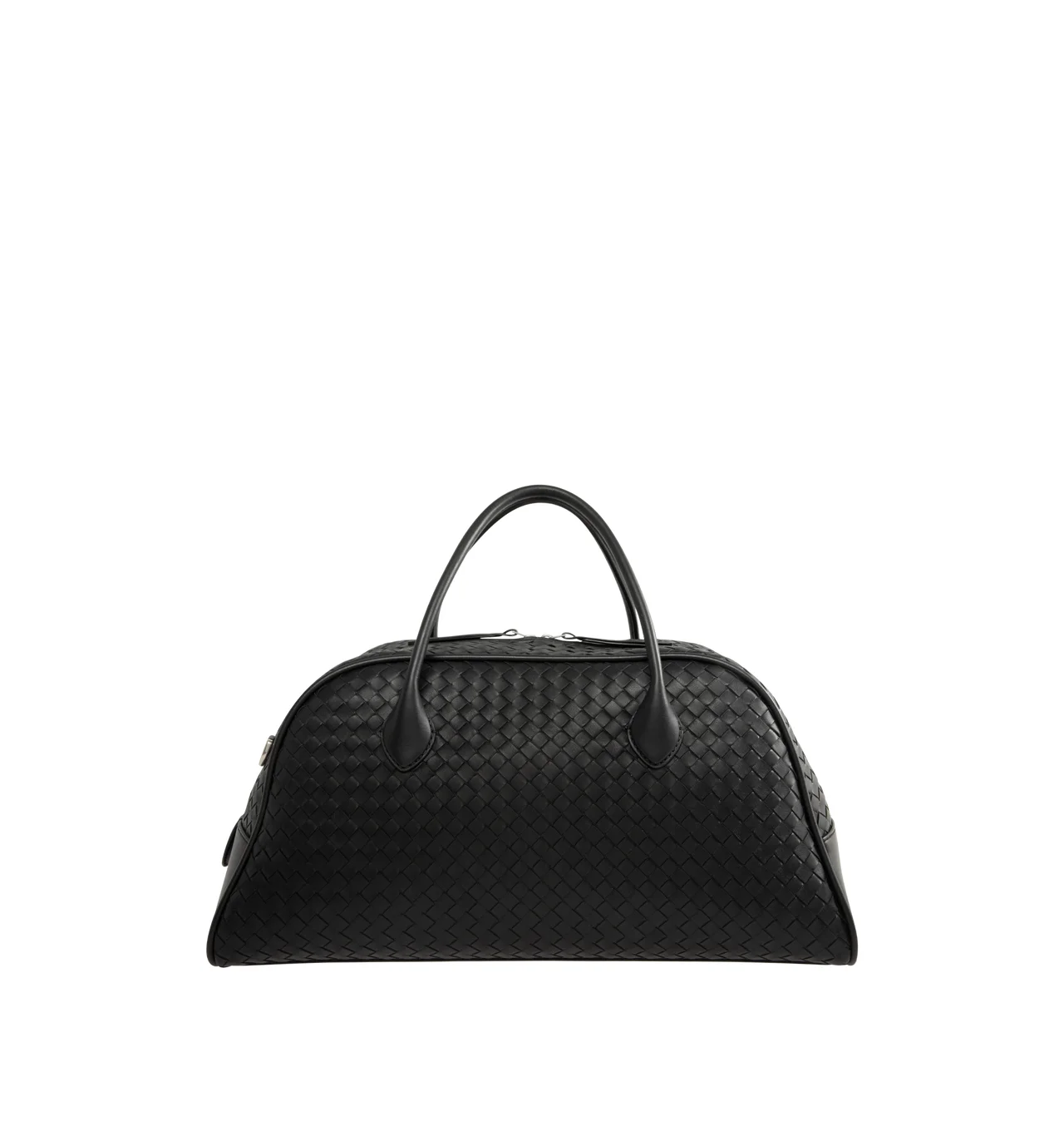 Intrecciato Leather Bauletto Bag - 1