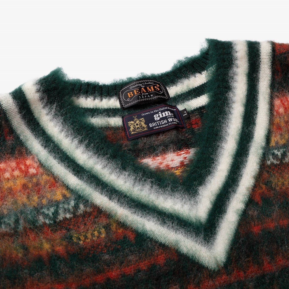 Cricket Fair Isle V-Neck x Gim - 3