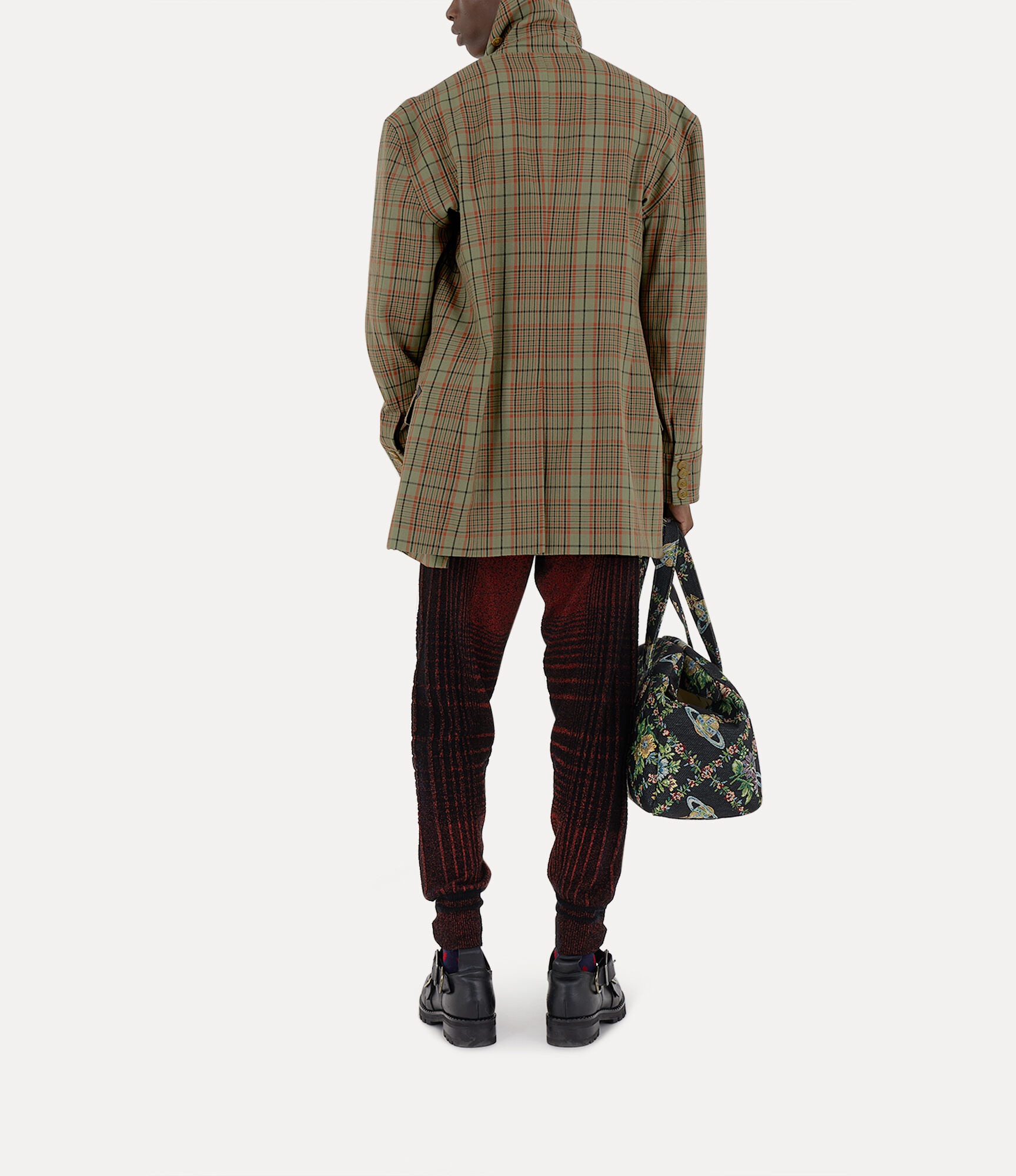 STRIPPED PEACOAT - 4