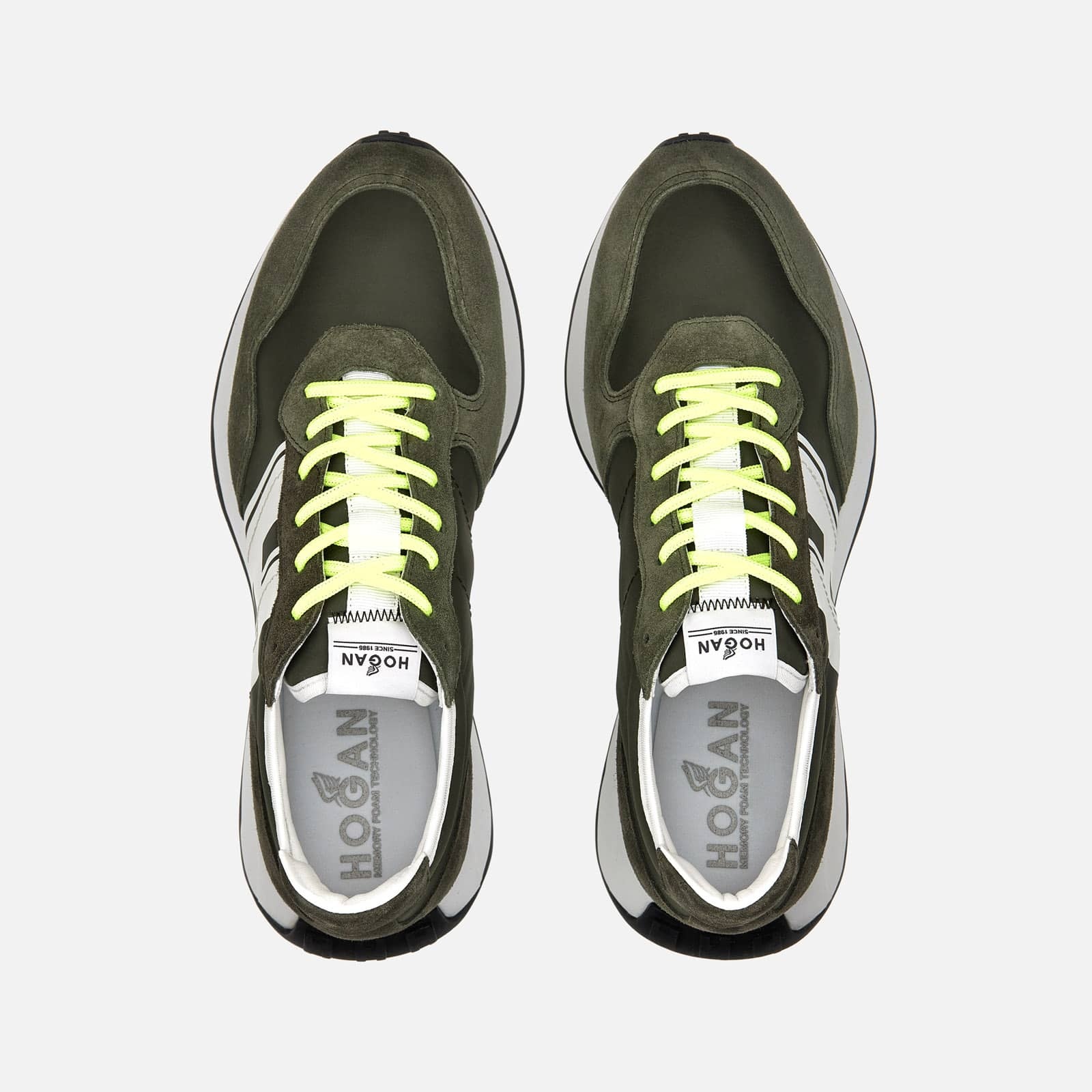 Sneakers Hogan H601 Green White - 4