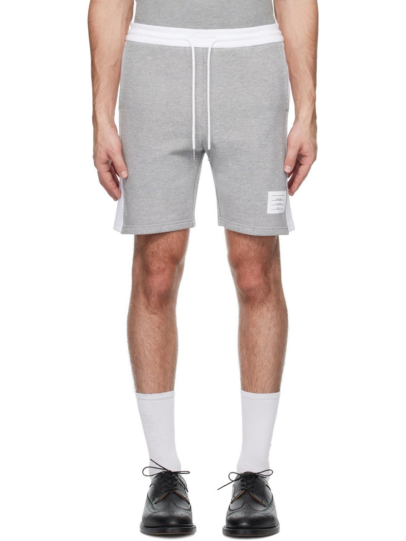 Gray Classic Loopback 4-Bar Sweat Shorts - 1