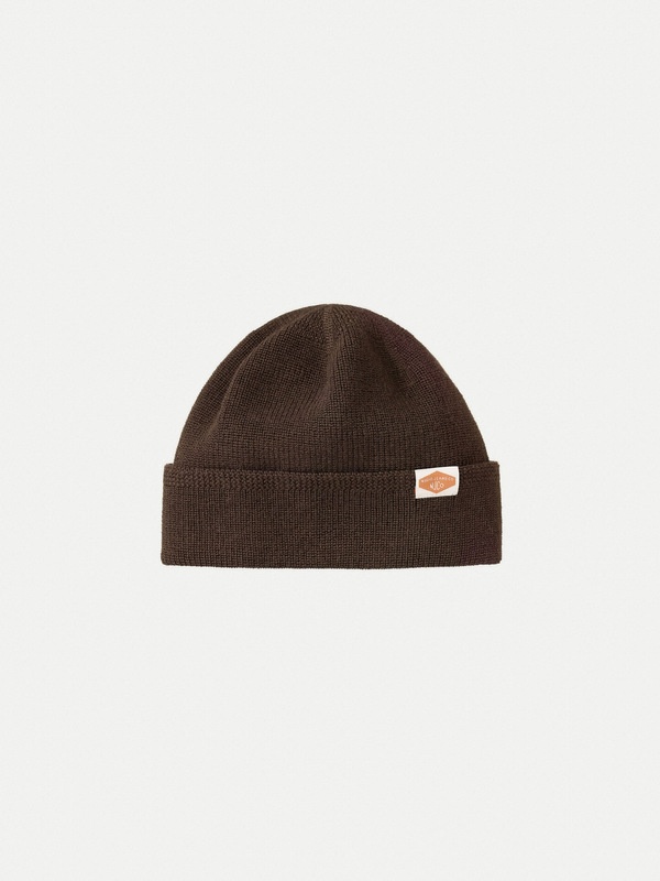 Naval Wool Beanie Brown - 2