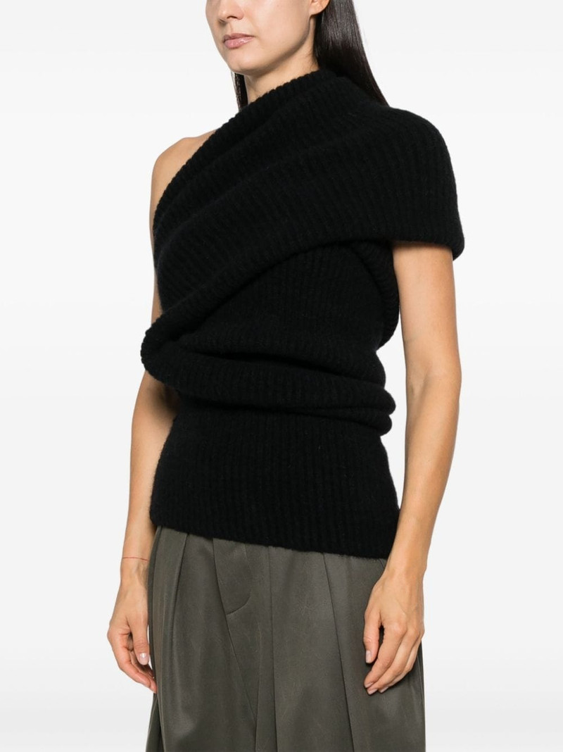 draped knitted top 3