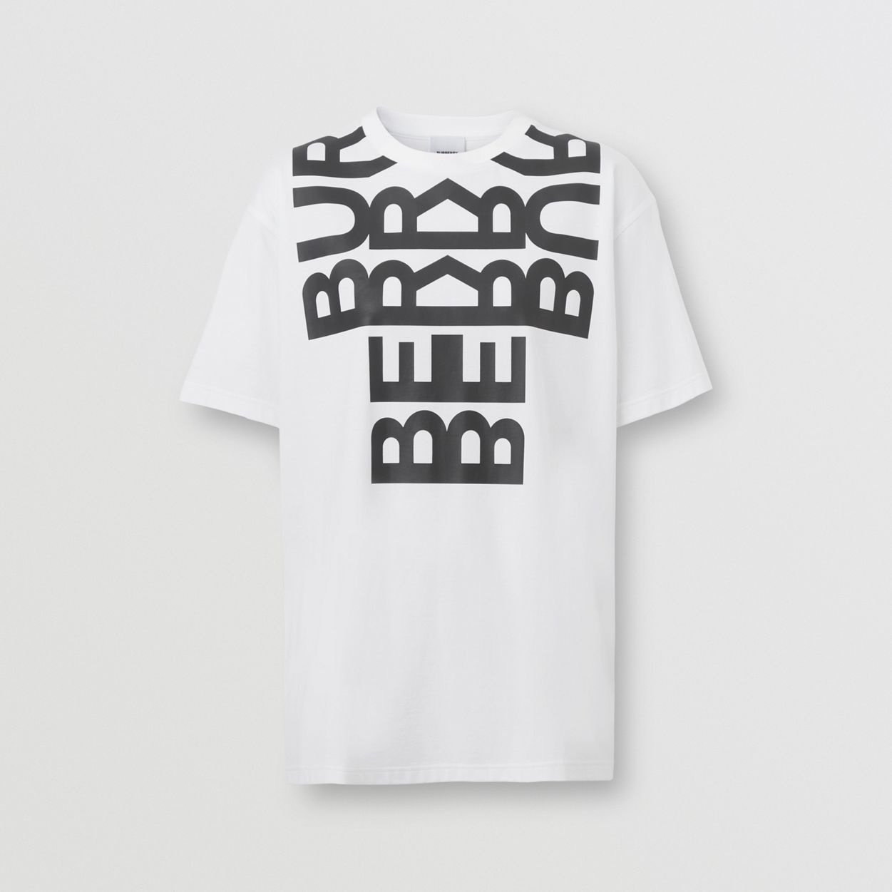 Logo Print Cotton Oversized T-Shirt - 1