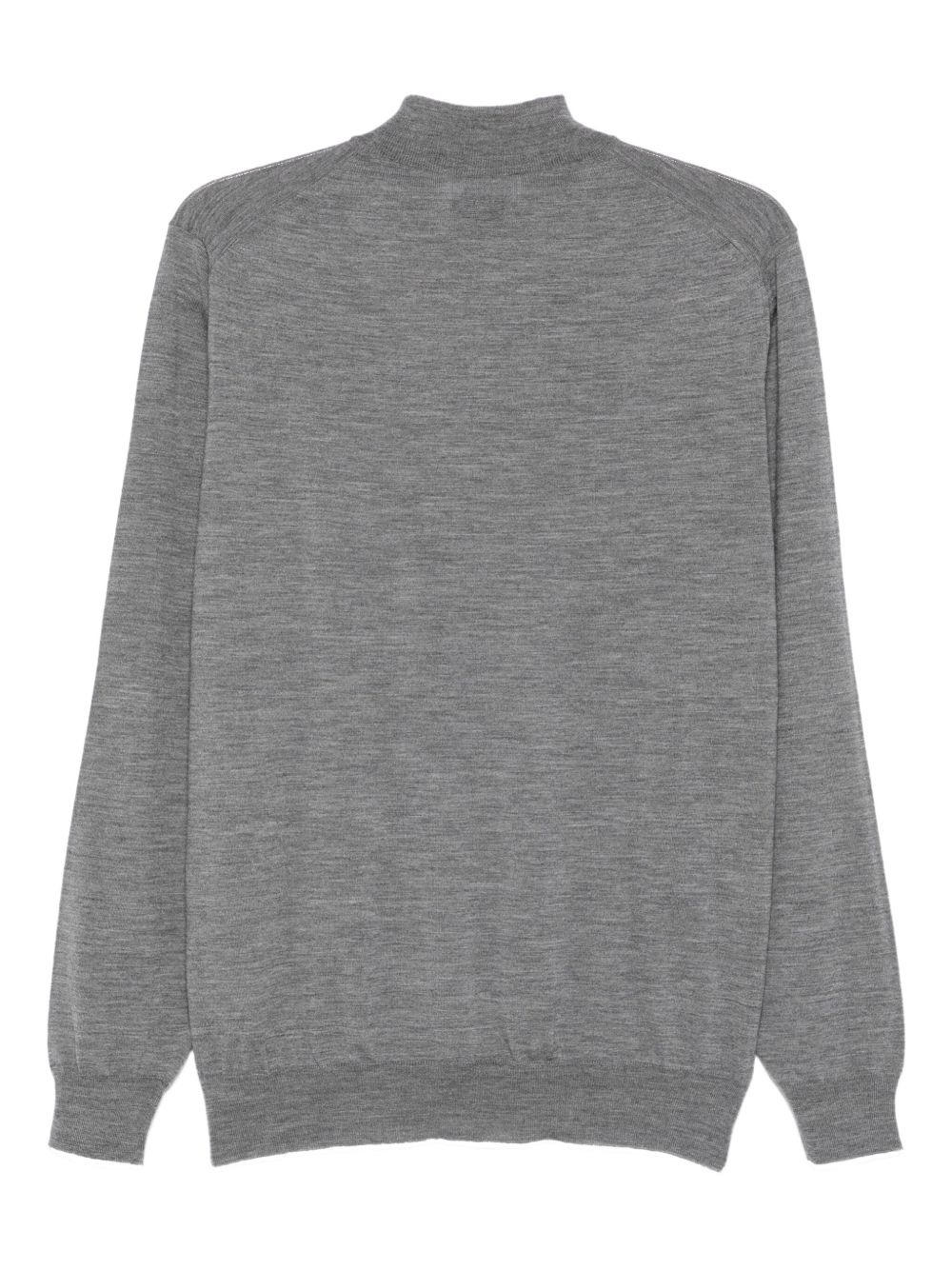 mock-neck wool sweater - 2
