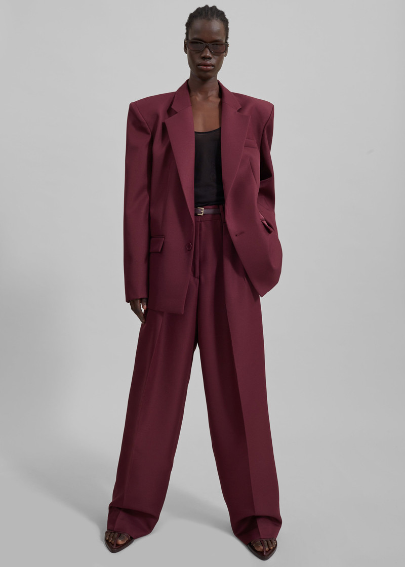 Jun Blazer - Burgundy 13