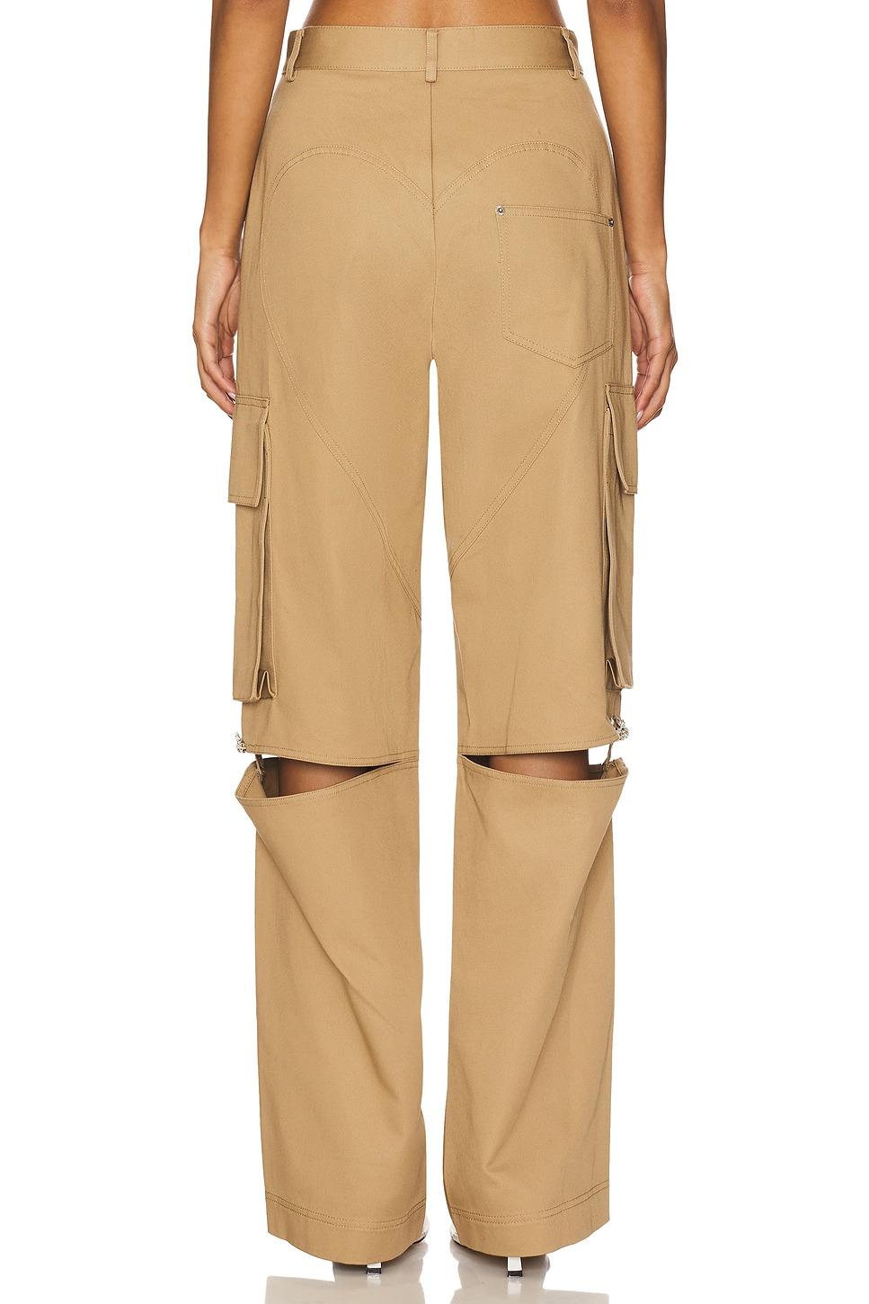 Crystal Slit Cargo Pant - 4