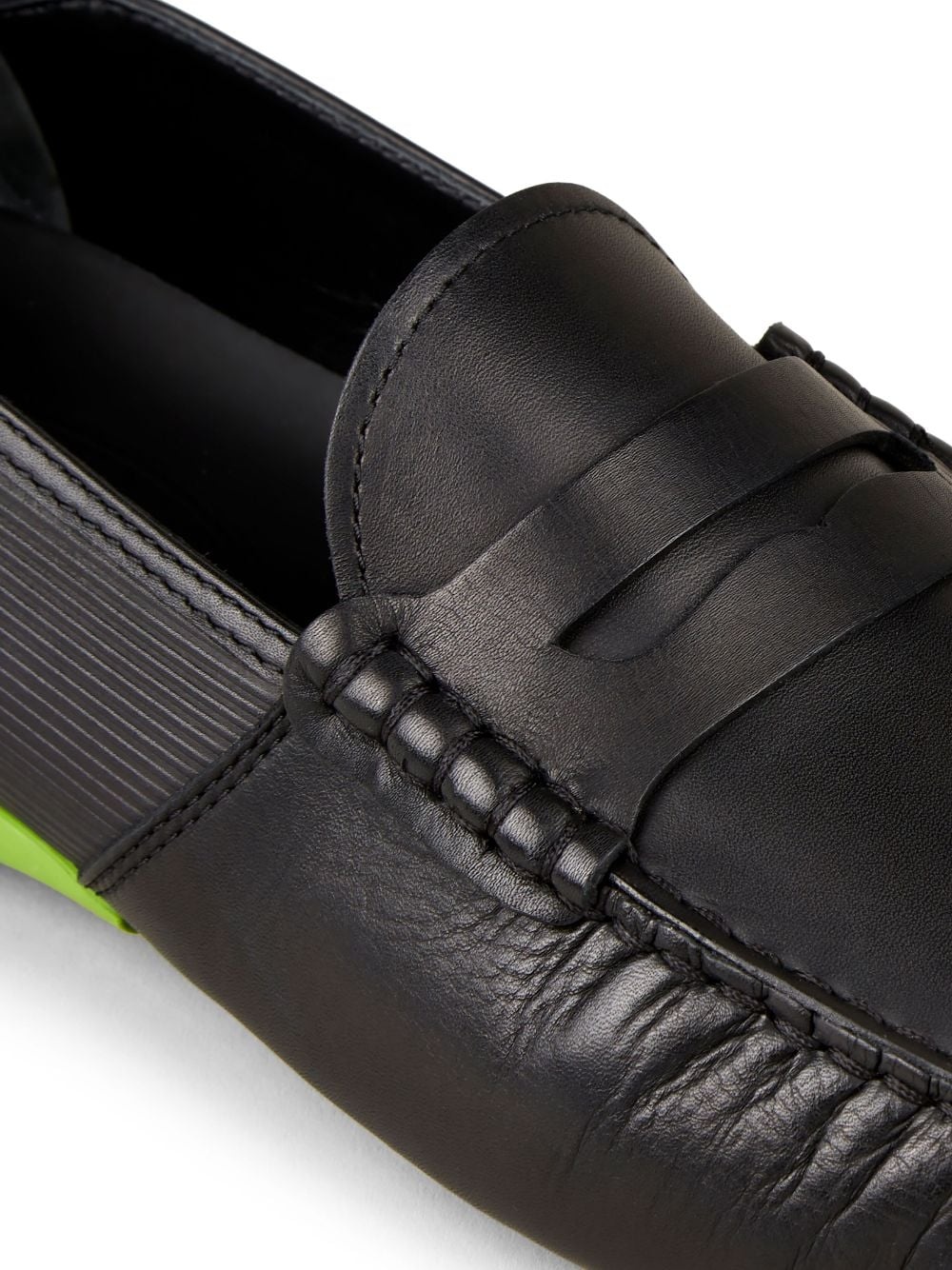 Automobili Lamborghini slip-on leather driving shoes - 6
