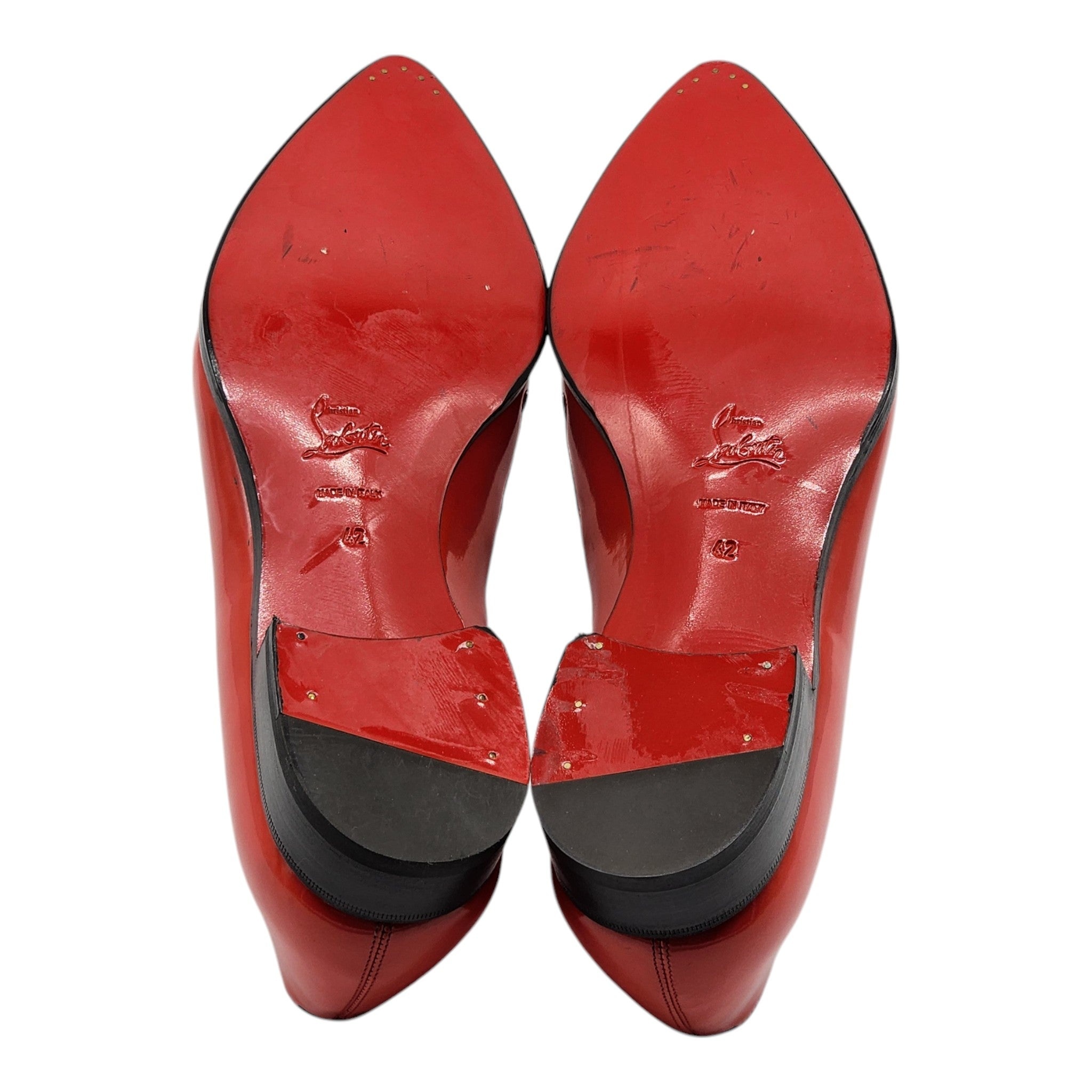 Christian Louboutin Chrisolido Oxford Shoes - Leather - Red - 42 - 7