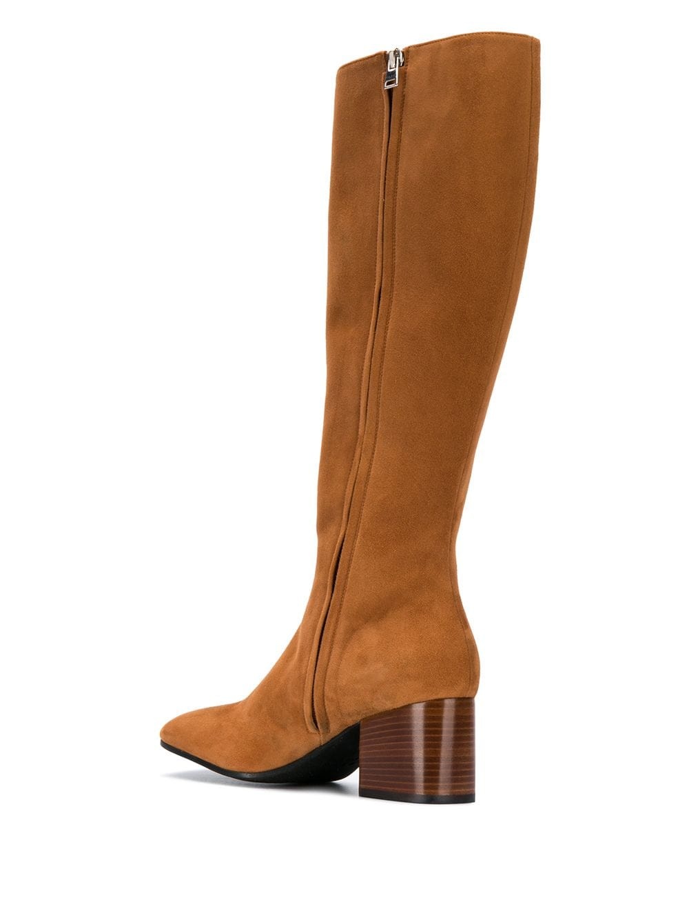 knee-high square toe boots - 3