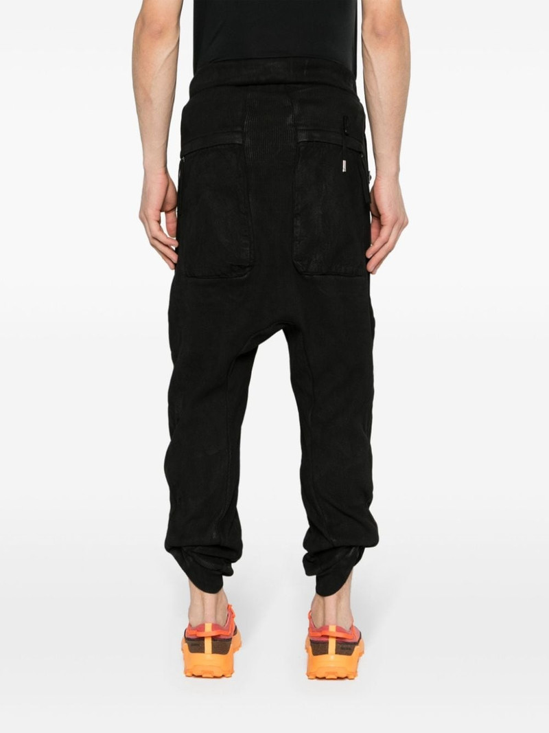 mid-rise cropped track trousers 4