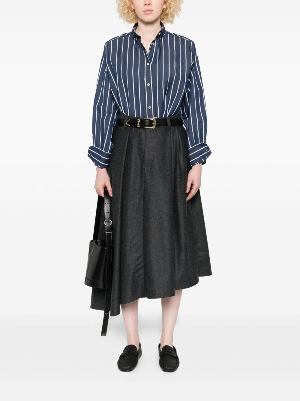 Striped cotton shirt - 2