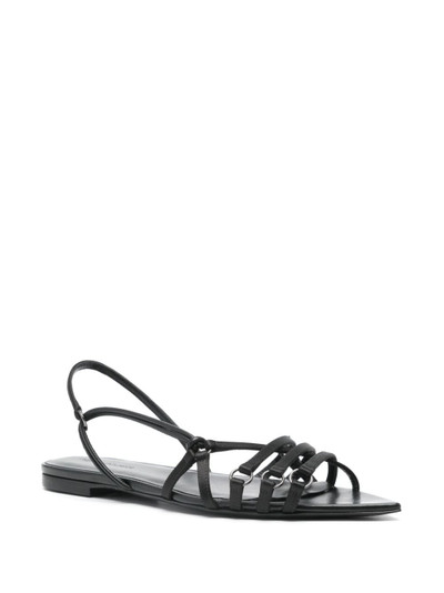 NENSI DOJAKA pointed-toe satin sandals outlook