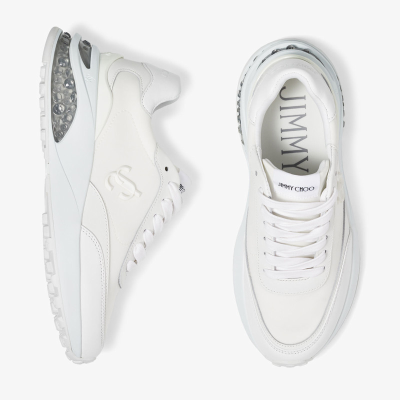 Memphis Lace Up/F
White Neoprene and Leather Low Top Trainers 5