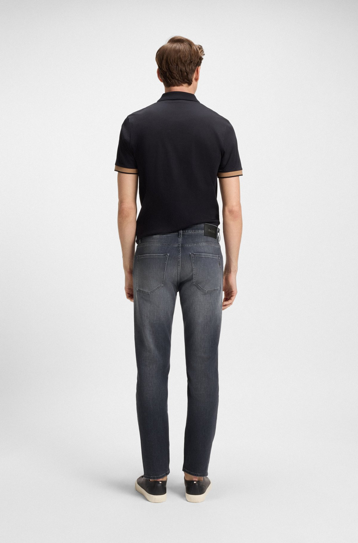 MAINE REGULAR-FIT JEANS IN GRAY ITALIAN DENIM - 4