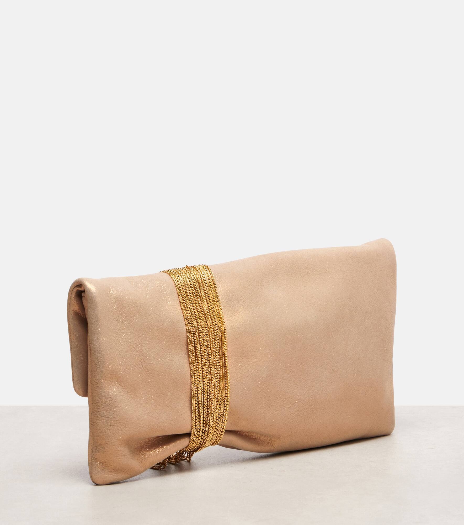 Zandra Small embellished suede clutch - 4