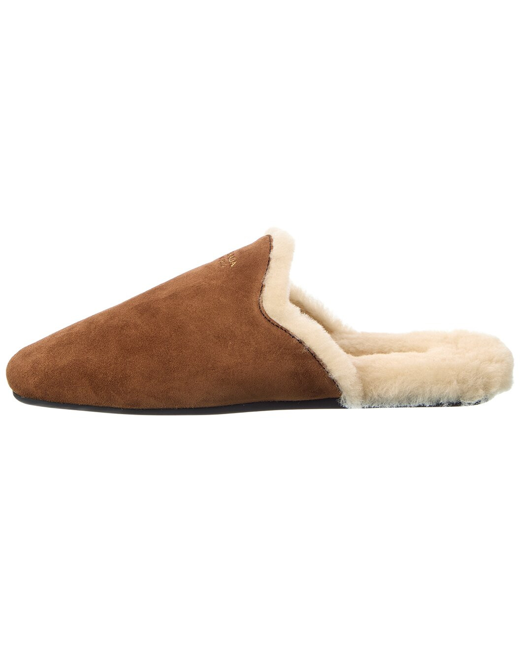 Prada Logo Suede Mule - 2