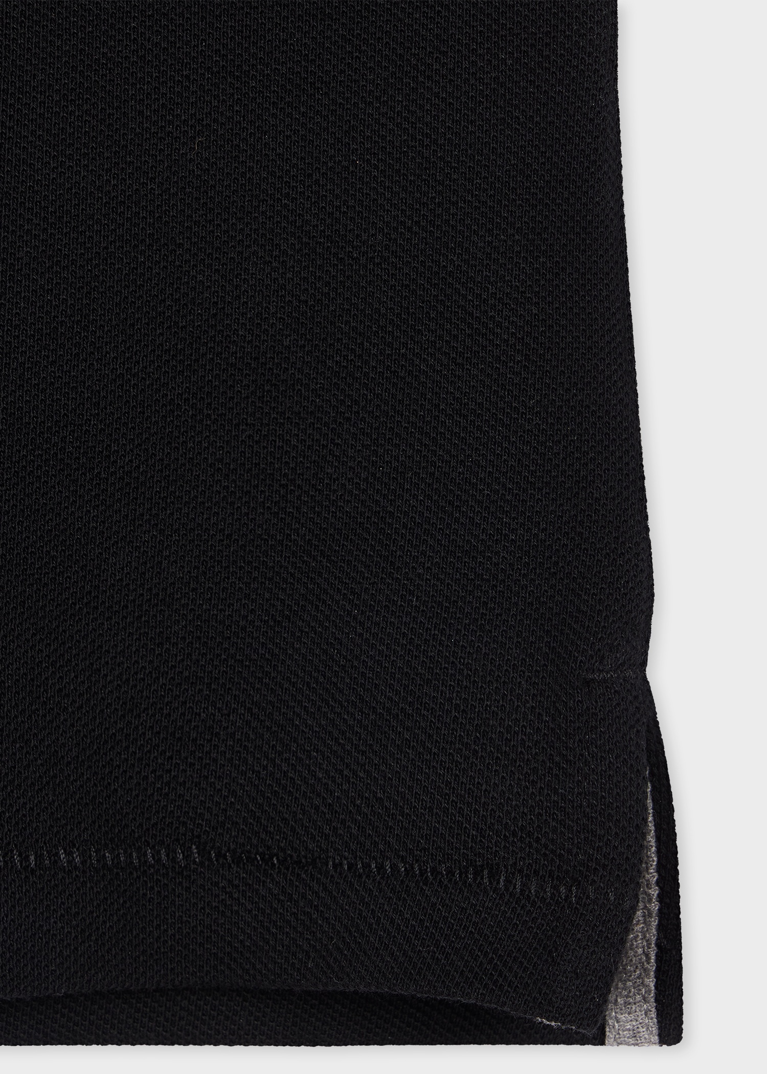 Black Cotton-Piqué Zebra Logo Polo Shirt - 2