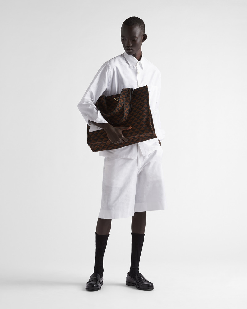 Prada Poplin Bermudas outlook