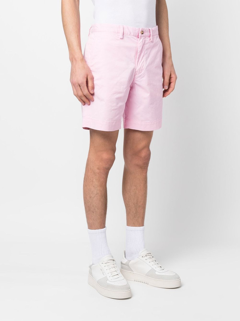 embroidered logo chino shorts 3