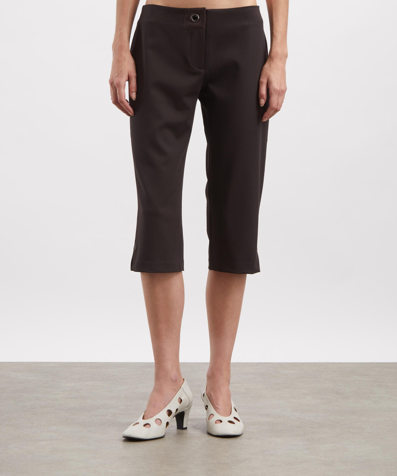 paloma wool Salin Brown Fitted Capri Trousers outlook