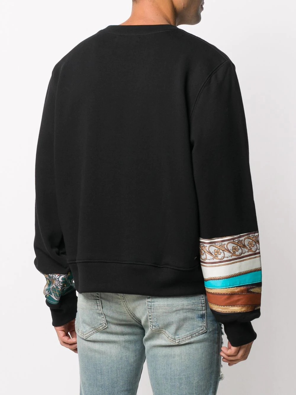 Olde English scarf-print sweatshirt  - 4