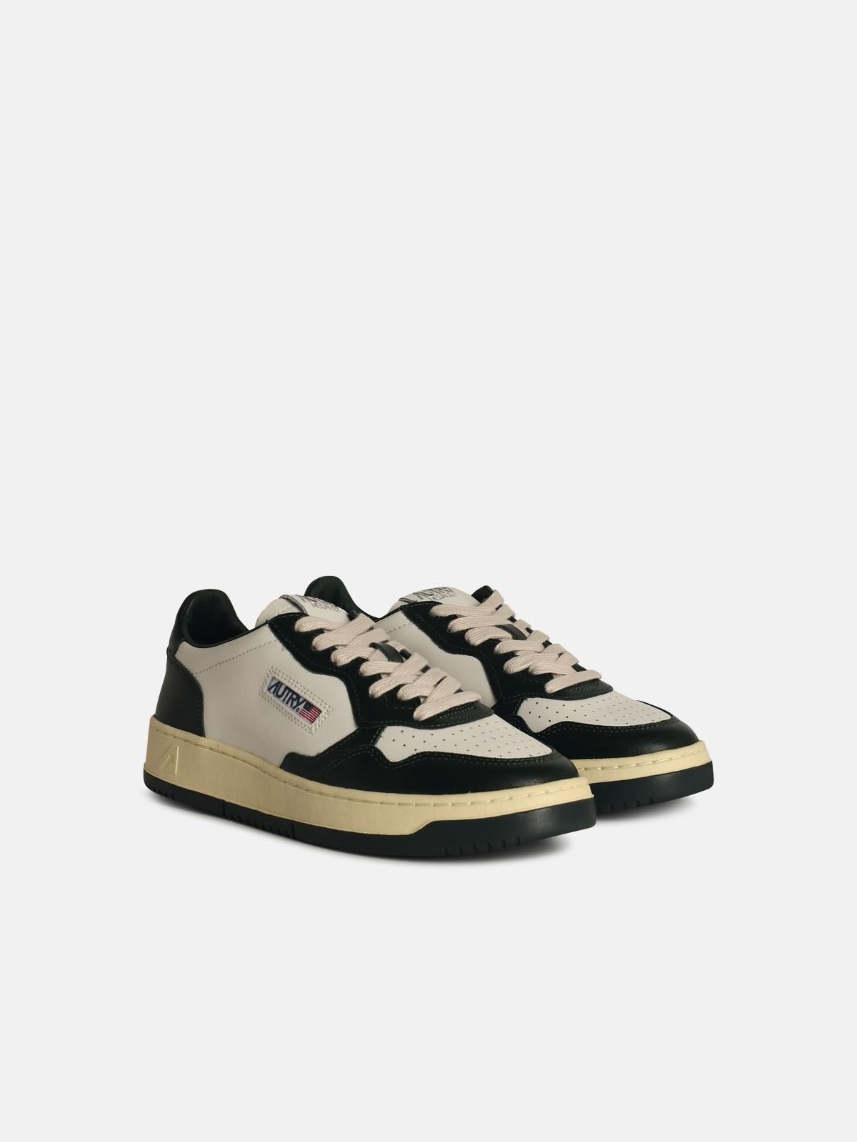 'MEDIALIST' WHITE LEATHER SNEAKERS - 2