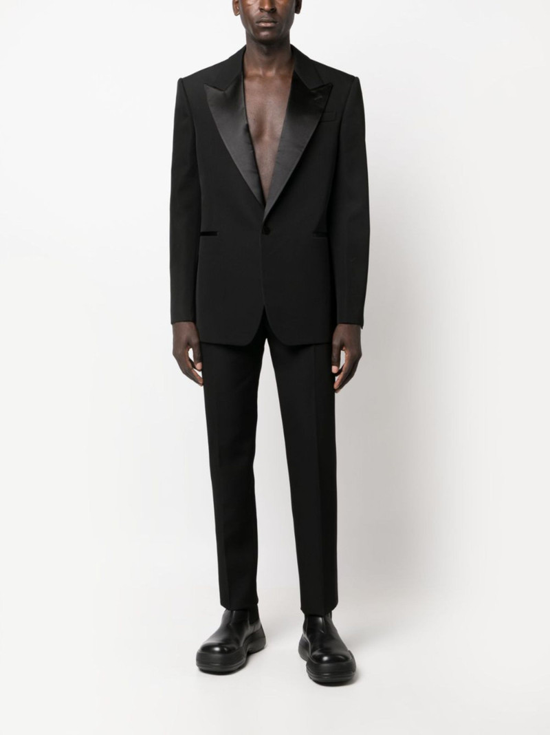 Alexander McQueen single-breasted blazer outlook