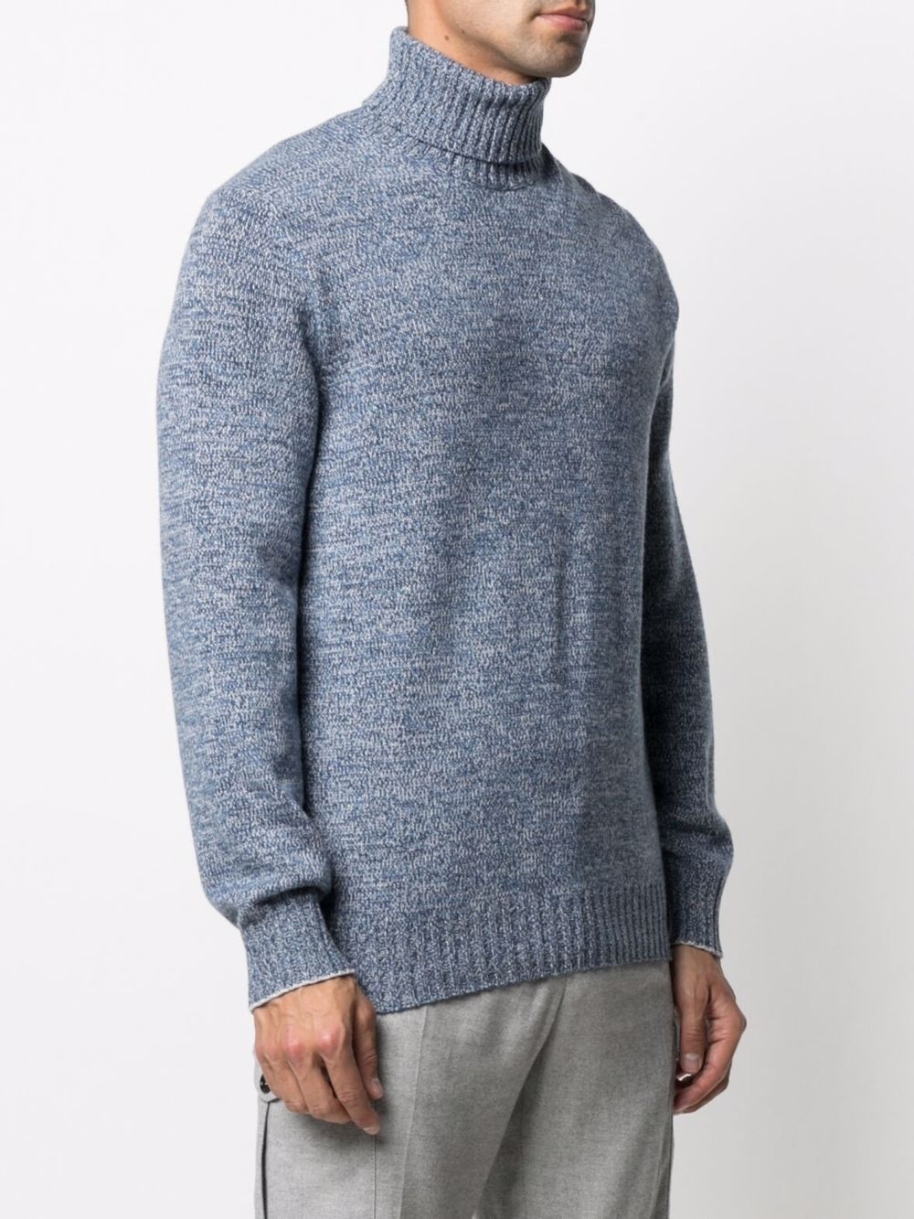 roll-neck knit jumper - 3