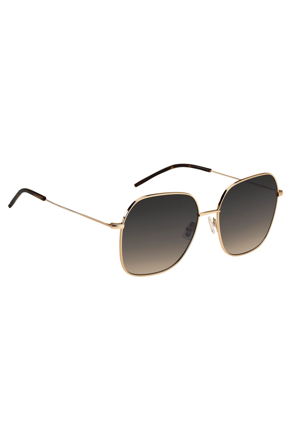 STEEL SUNGLASSES WITH BRANDED TEMPLES - 4