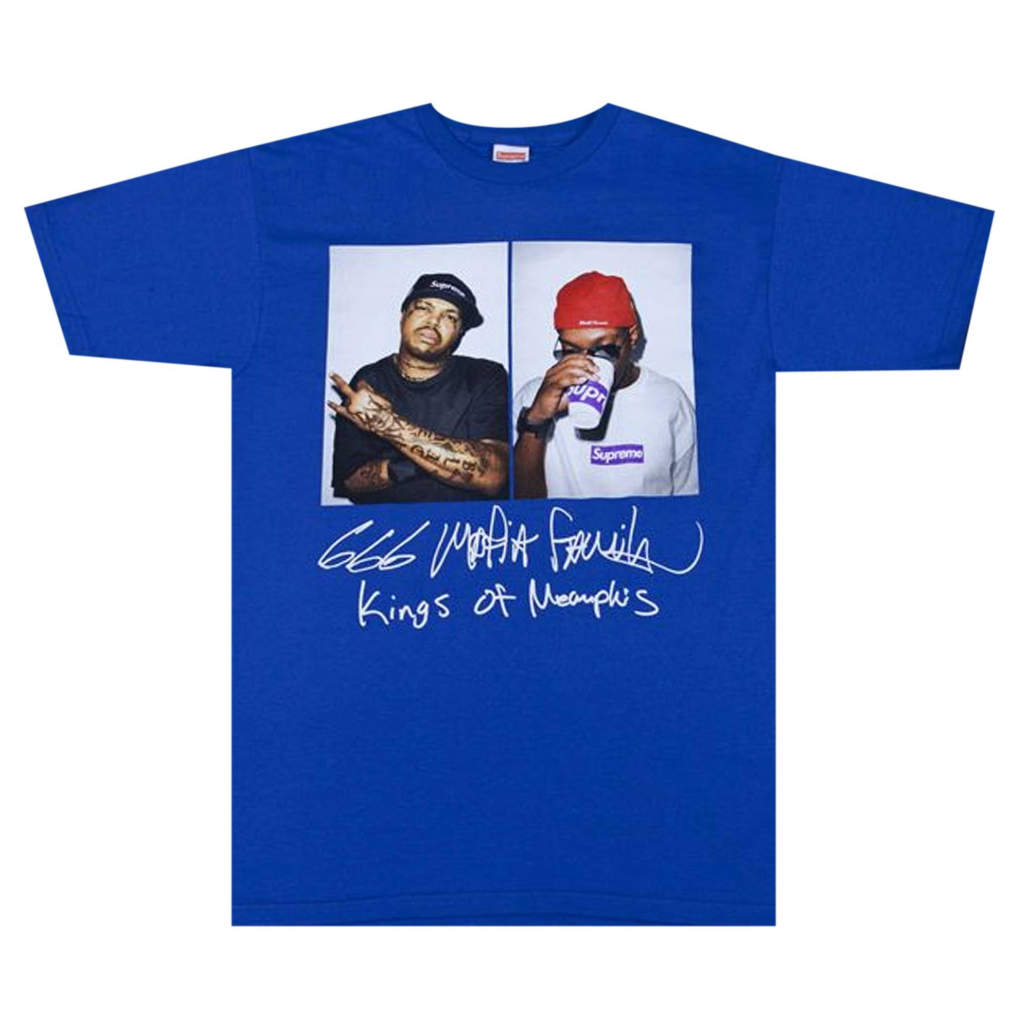 Supreme Supreme Three 6 Mafia Tee 'Royal' | REVERSIBLE