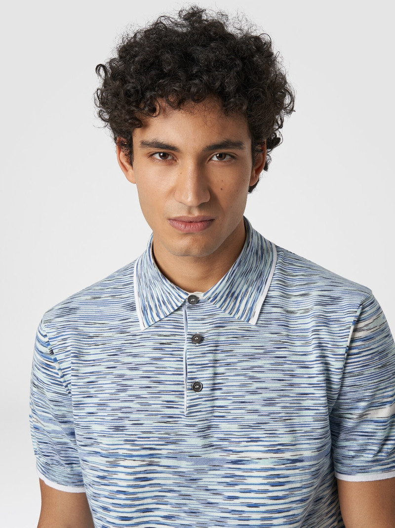 Slub cotton polo shirt 5