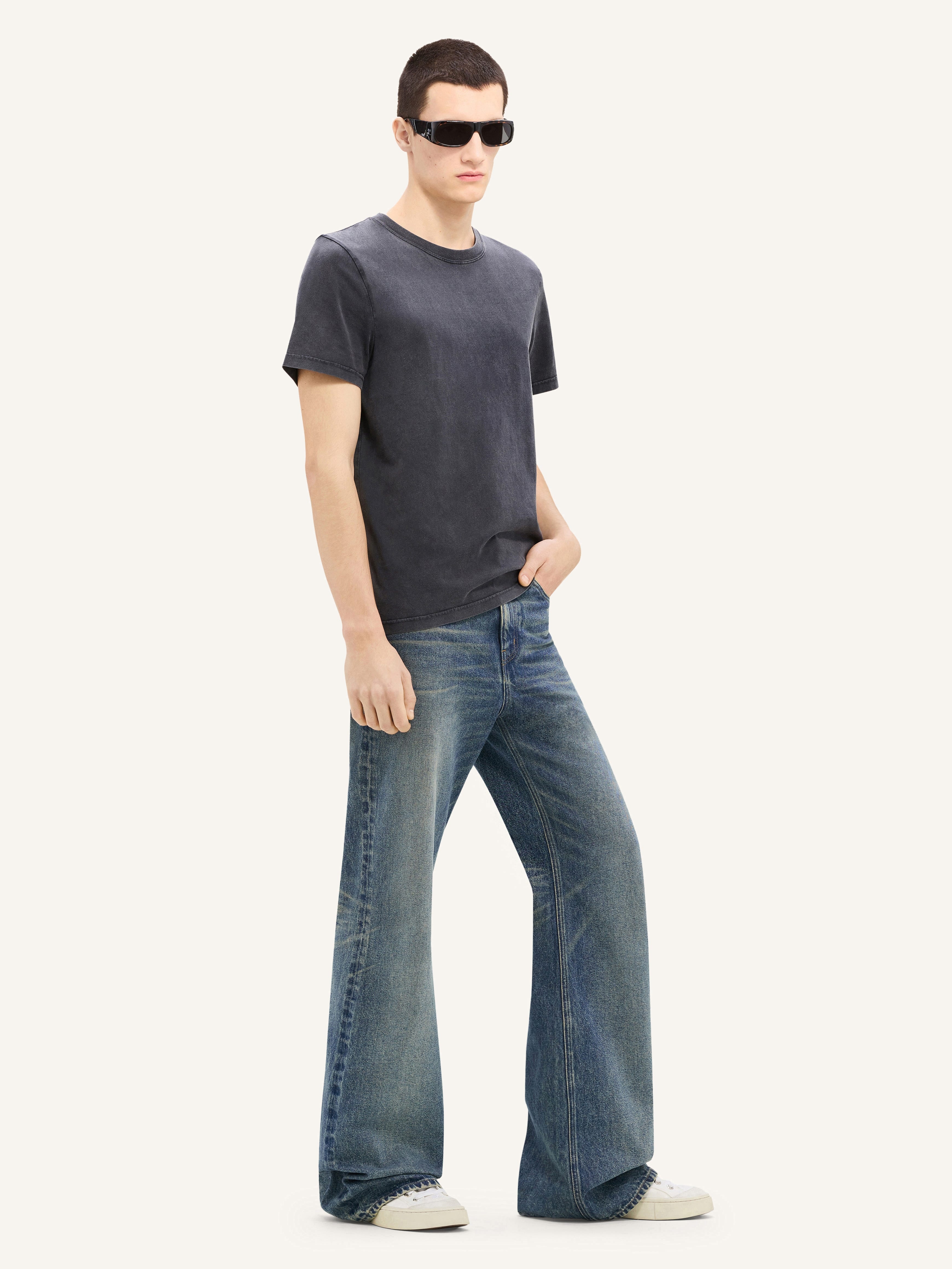 HAMMER DENIM BAGGY PANTS - 3