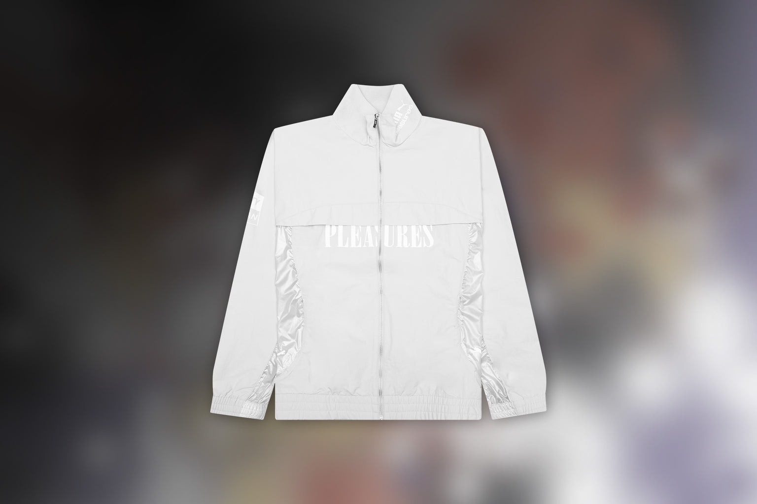 PUMA X PLEASURES CELLERATOR TRACK JACKET - GLACIAL GREY - 7