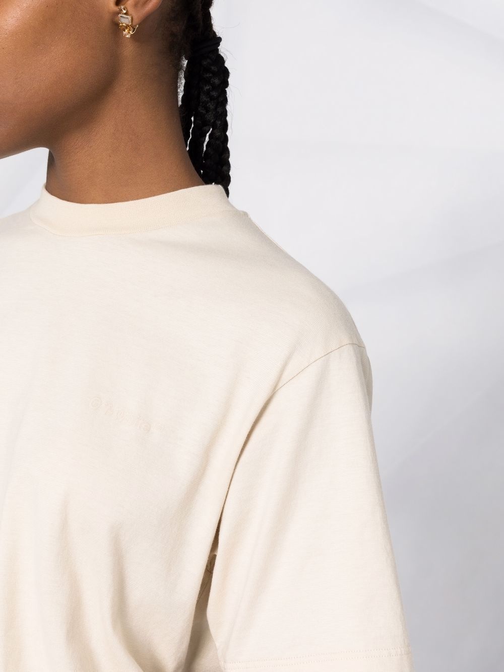 Diag-print T-shirt - 3