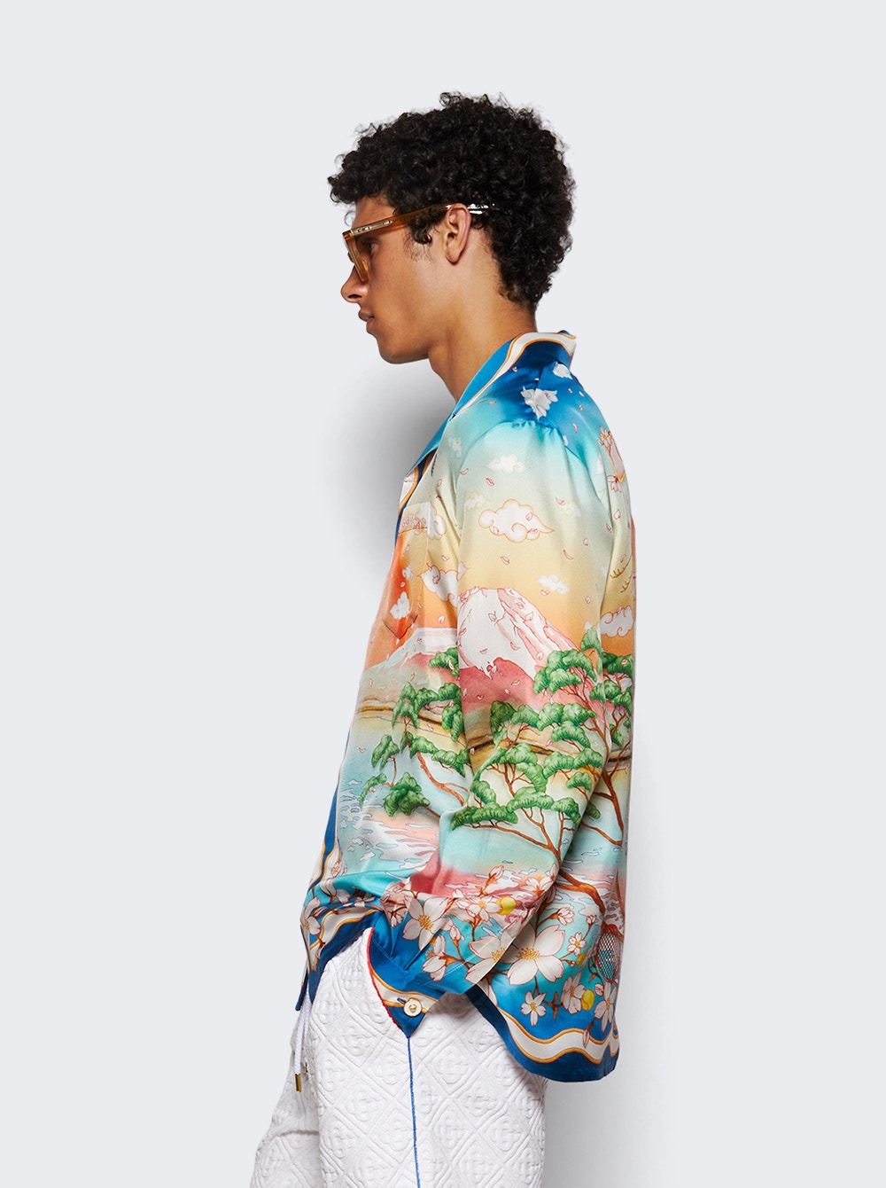 Cuban Collar Long Sleeve Shirt Tennis Club - 3