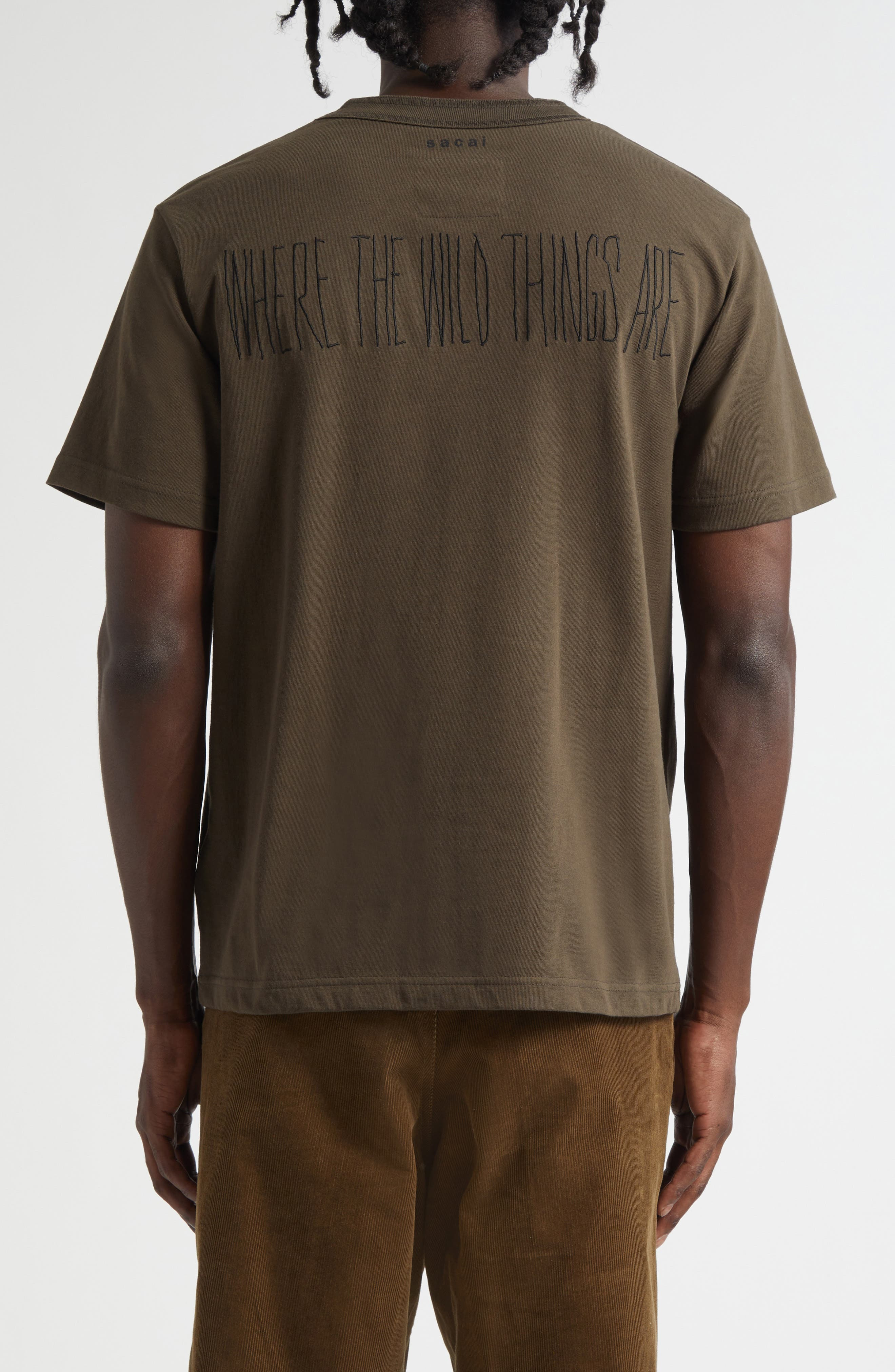 Sacai 'Where the Wild Things Are' Graphic T-Shirt in Dark Khaki at Nordstrom - 2
