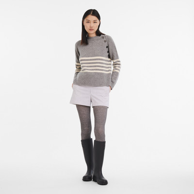Longchamp Fall-Winter 2023 Collection Sweater Grey - OTHER outlook