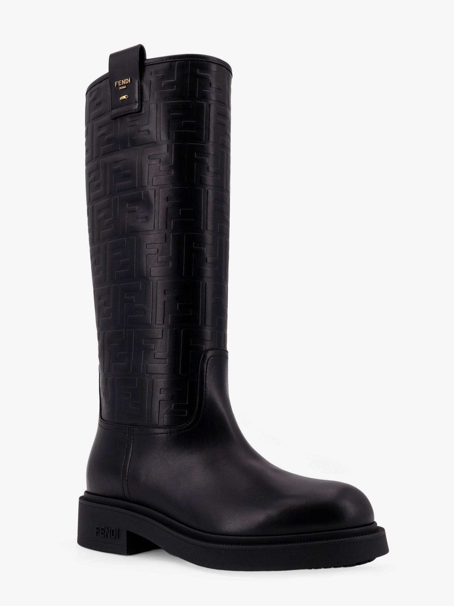 Fendi Filo Leather Boots - 2