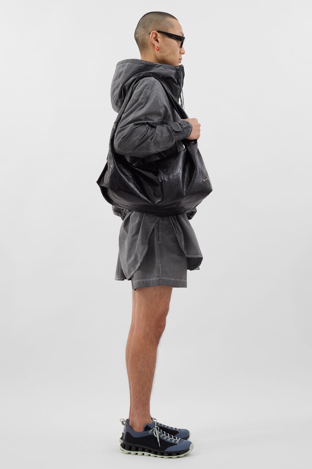 ELASTIC SHORTS / anthracite - 4