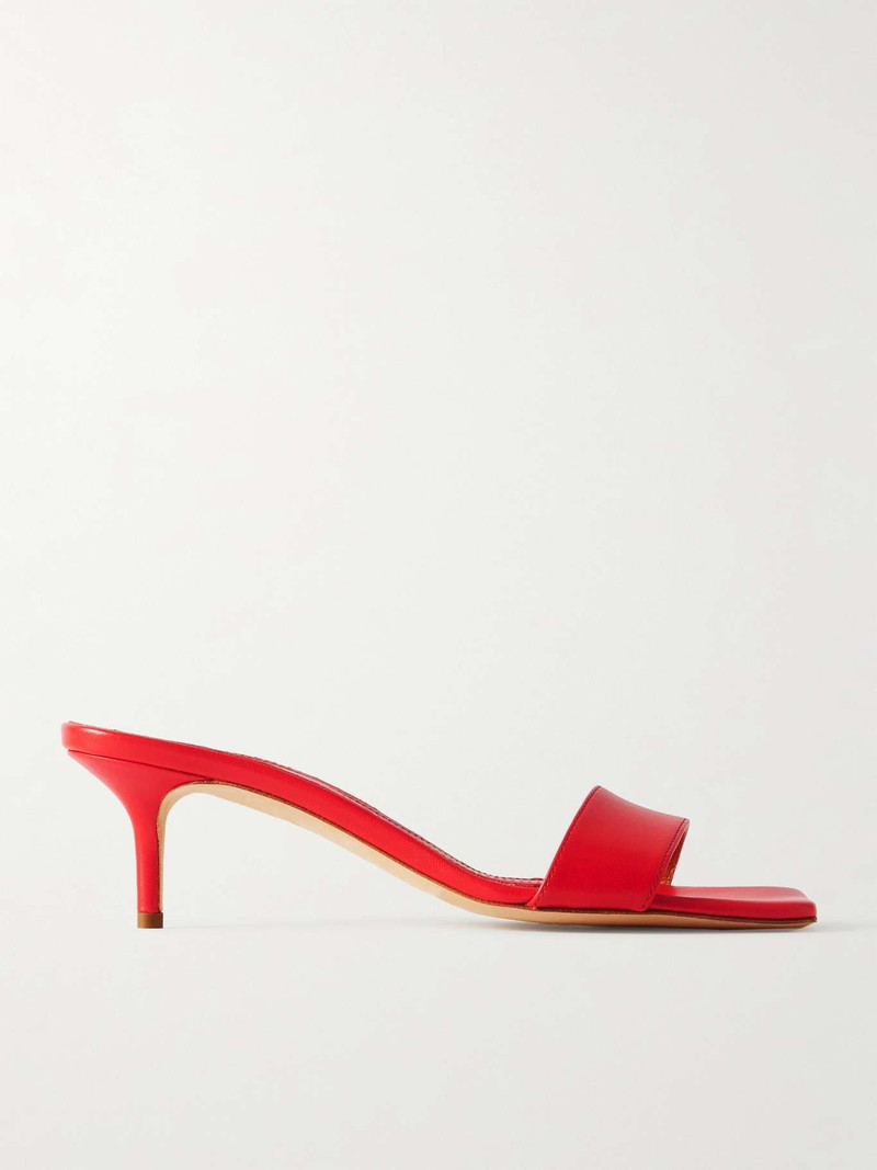 Ilvy leather mules Red 1
